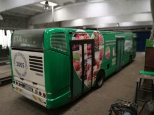 colantare autobuz