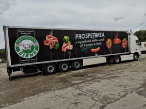 autocolant tir flota auto colantare tiruri diana valcea top advertising productie publicitara valcea