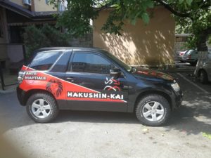 productie publicitara valcea top advertising hakushin kai autocolant masina